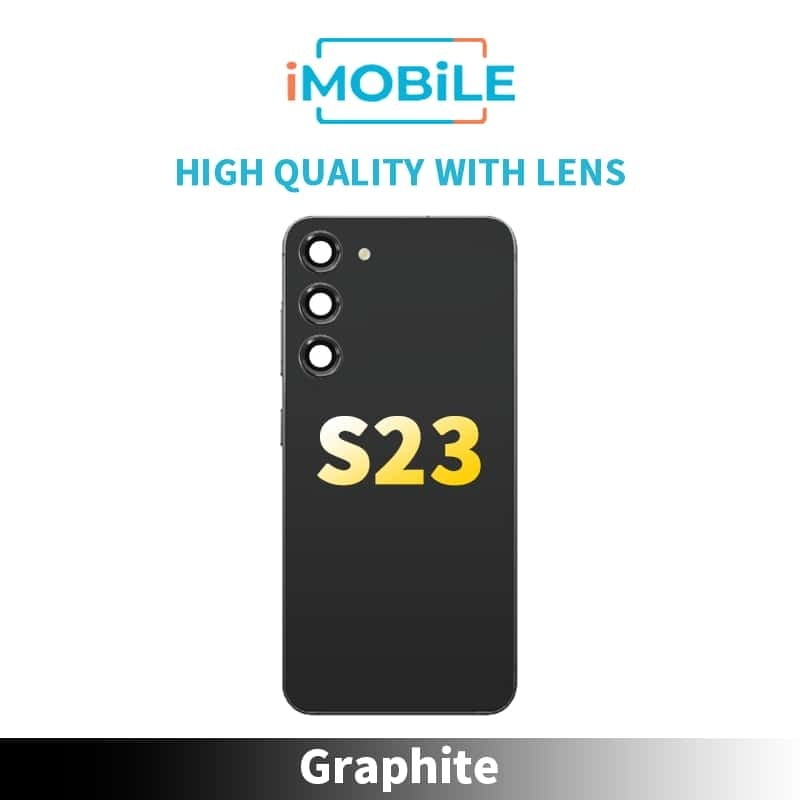 Samsung Galaxy S23 (S911) Back Cover [High Quality With Lens] [Graphite]