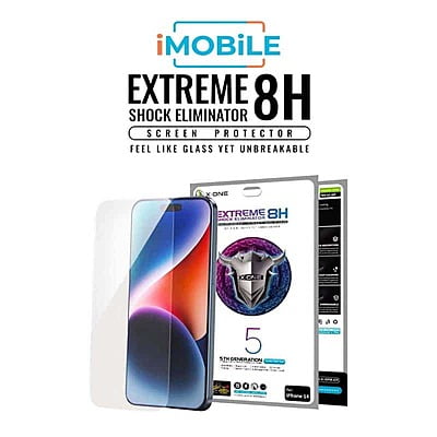 X-One Extreme Shock Eliminator Screen Protector, iPhone 15