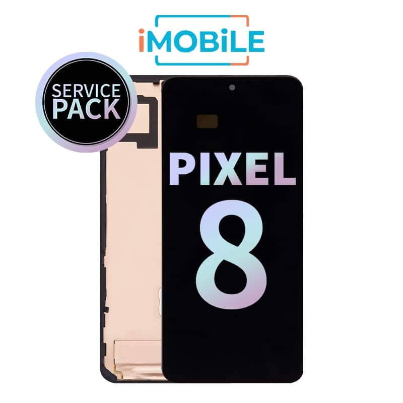 Google Pixel 8 Compatible LCD Touch Digitizer Screen [Service Pack]