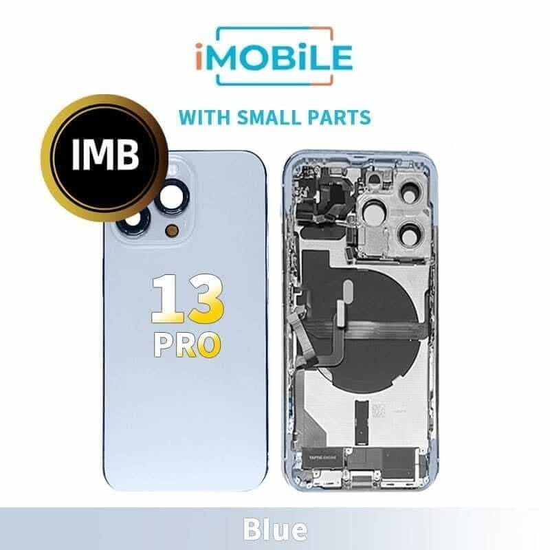 iPhone 13 Pro Compatible Back Housing With Small Parts [IMB] [Blue]