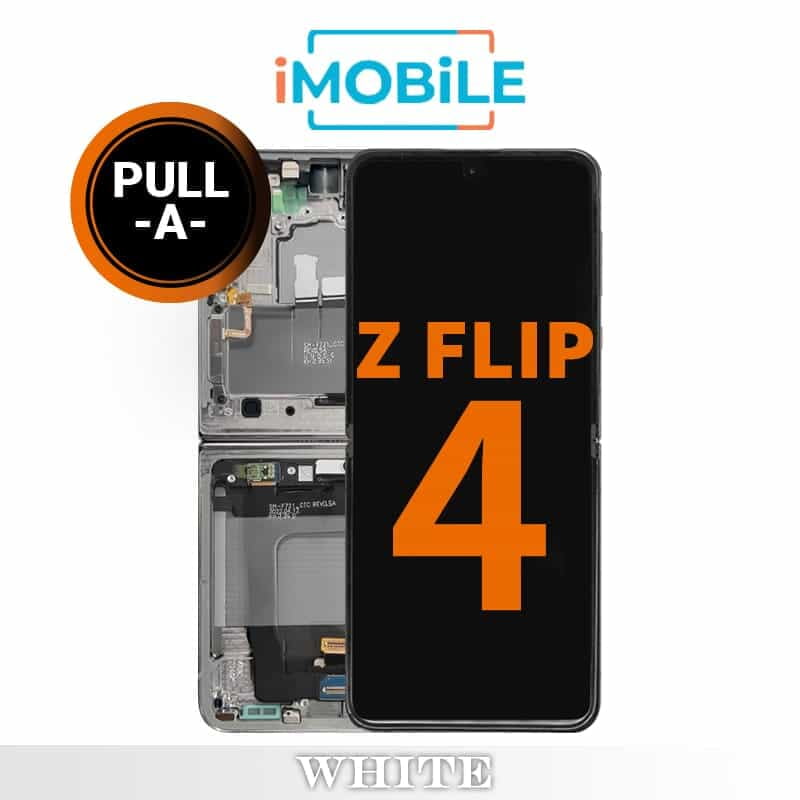 Samsung Galaxy Z Flip 4 5G (F721) Main LCD Digitizer Screen [Secondhand] [White]
