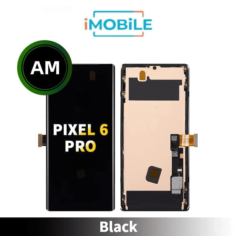 Google Pixel 6 Pro Compatible LCD Touch Digitizer Screen [Aftermarket] [Black]