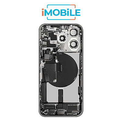 iPhone 15 Pro Max Compatible Back Housing With Small Parts [IMB] [Natural Titanium]