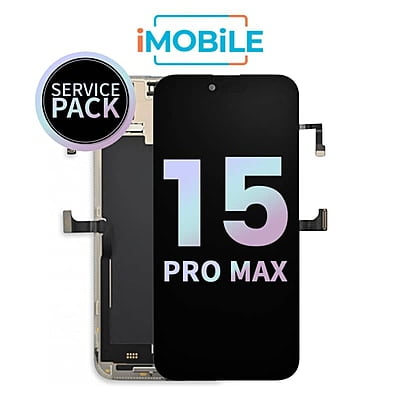 iPhone 15 Pro Max (6.7 Inch) Compatible LCD (OLED) and Touch Digitizer Screen [Service Pack]