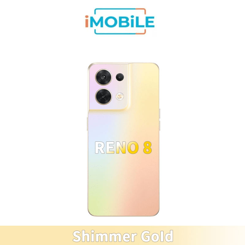 OPPO Reno 8 5G back cover [Shimmer Gold]