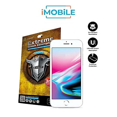 X-One Extreme Shock Eliminator Screen Protector, iPhone 6 / 7 / 8 /SE