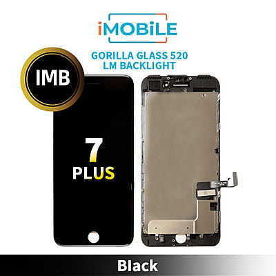 iPhone 7 Plus (5.5 Inch) Compatible LCD Touch Digitizer Screen [IMB In-Cell Screen] [Gorilla Glass 520 Lm Backlight] [Black]