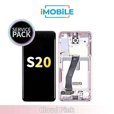 Samsung Galaxy S20 (G980) LCD Touch Digitizer Screen [Service Pack] [Cloud Pink] GH82-22131C GH82-22123c GH82-31432C