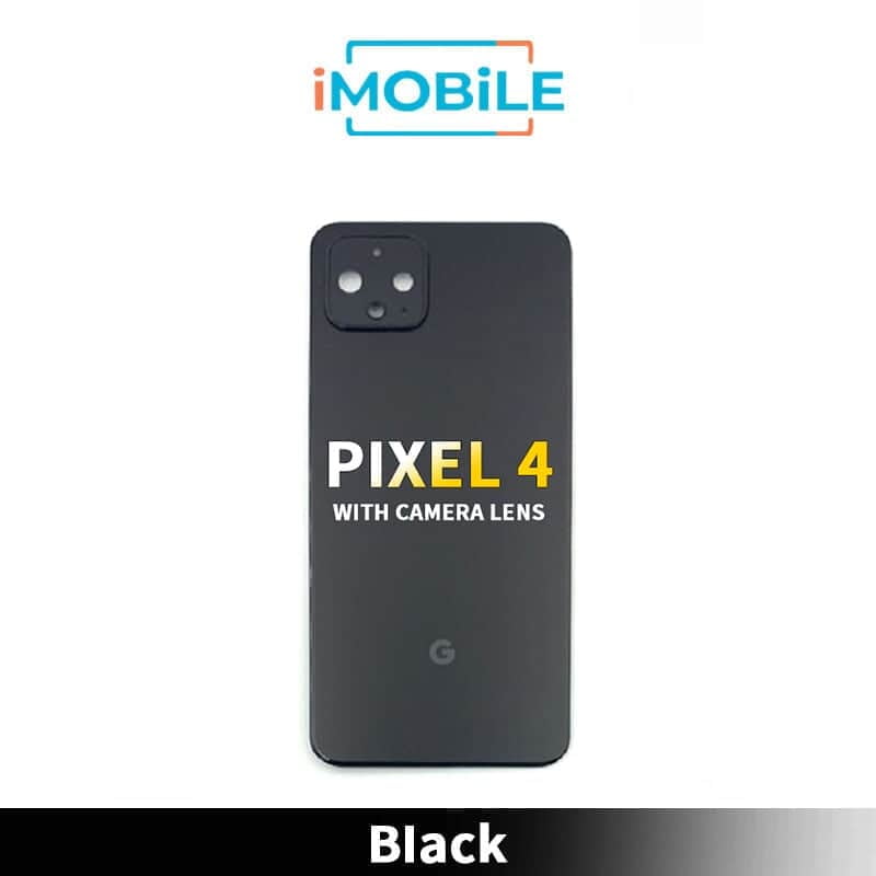 Google Pixel 4 Back Cover with Camera Lens [Black]