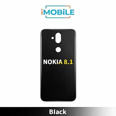 Nokia 8.1 Back Cover [Black]