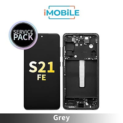 Samsung Galaxy S21 FE SM-G990 LCD Touch Digitizer Screen [Service Pack] [Grey] GH82-26414A