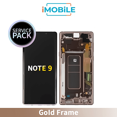 Samsung Galaxy Note 9 N960 LCD Touch Digitizer Screen [Gold Frame] Service Pack