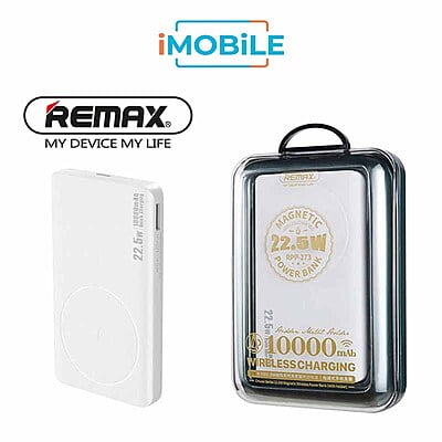 Remax 22.5W Chiuen Series Power Bank with Magsafe Wireless Charge and Holder [RPP-273] [10,000 mAh] [2 Ports + Wireless MagSafe]
