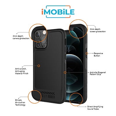 UR L-Model Bumper Case for iPhone 15 Pro [1.2m Drop Protection]