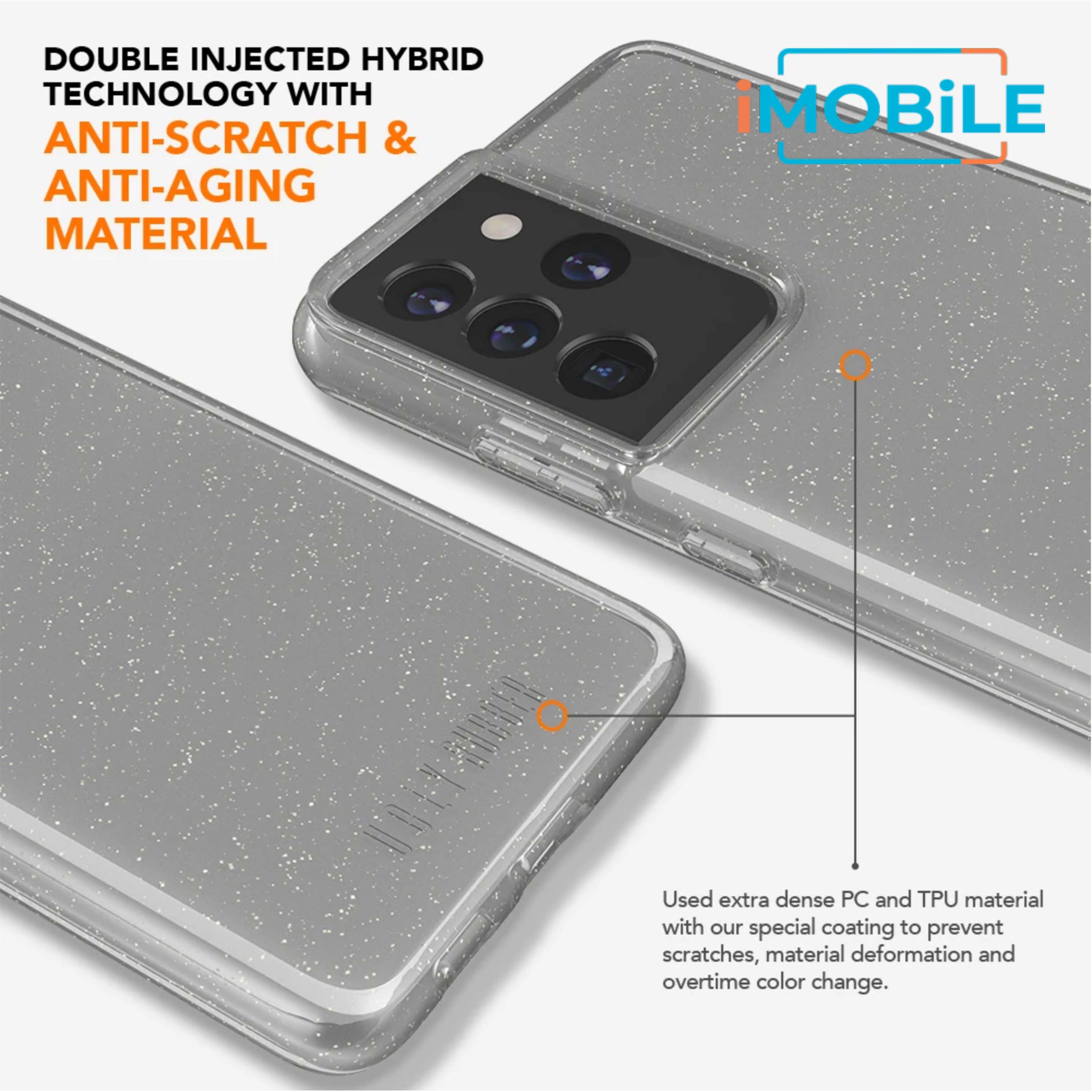 UR Vogue Glitter Infused Armor Case, Samsung s22 Ultra [1.2M Drop Protection]