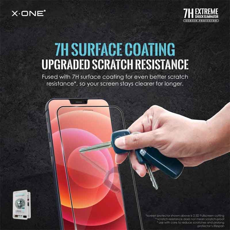X-One Extreme Shock Eliminator Screen Protector, iPhone 14 Pro Max/15 Plus