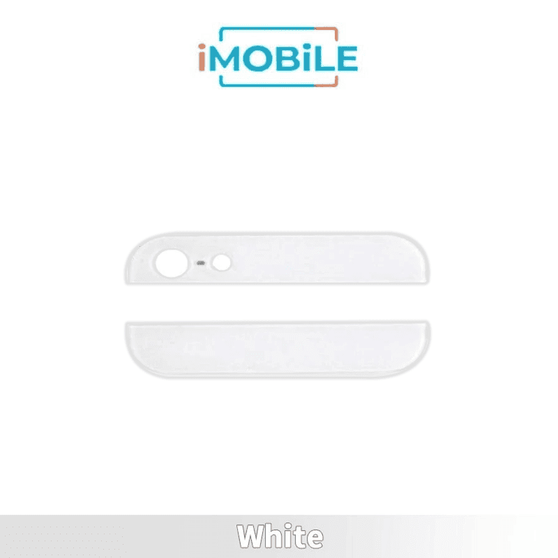 iPhone 5 Compatible Back Cover Glass Set [White]