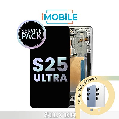 Samsung Galaxy S25 Ultra (S938) LCD Touch Digitizer Screen [Service Pack] [Titanium Silverblue / Titanium Silver]