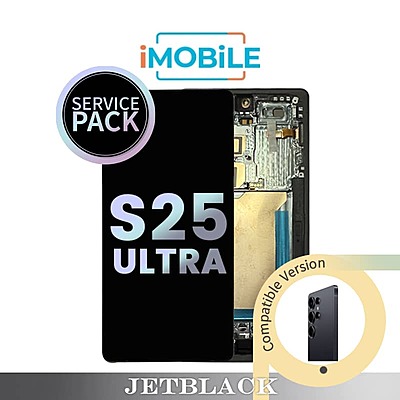 Samsung Galaxy S25 Ultra (S938) LCD Touch Digitizer Screen [Service Pack] [JetBlack]
