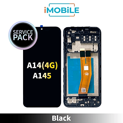 Samsung Galaxy A145 A14(4G) LCD Touch Digitizer Screen [Service Pack] [Black] GH82-31185A