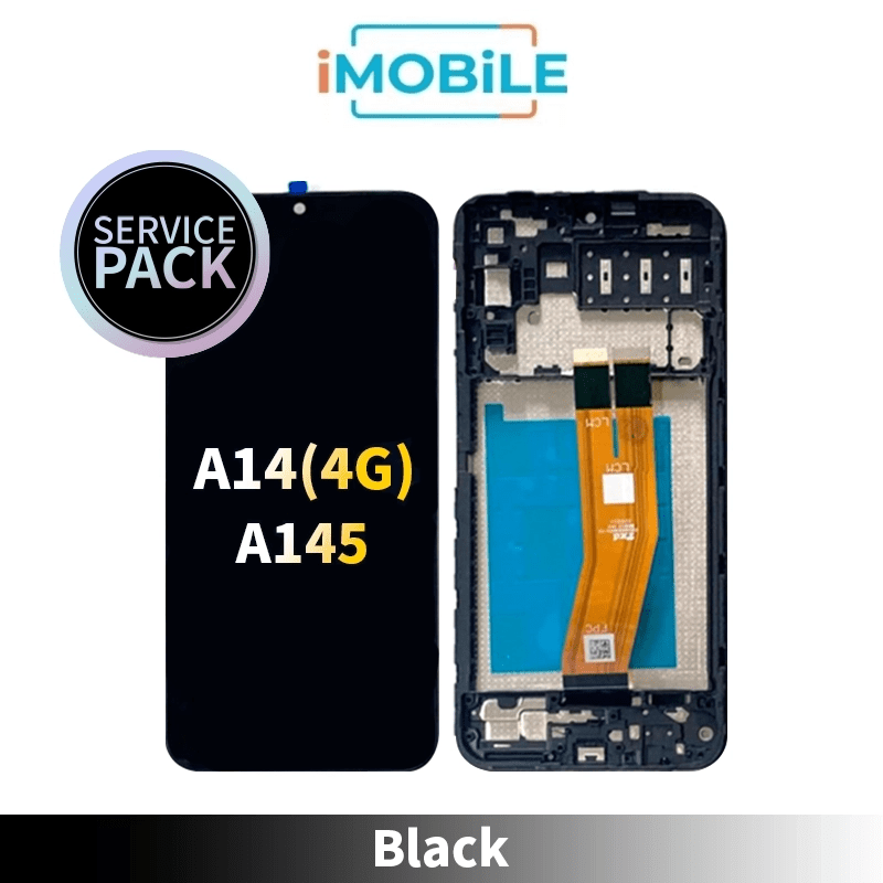 Samsung Galaxy A145 A14(4G) LCD Touch Digitizer Screen [Service Pack] [Black] GH82-31185A