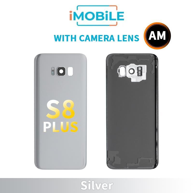 Samsung Galaxy S8 Plus Back Cover Aftermarket with Camera Lens [Silver]