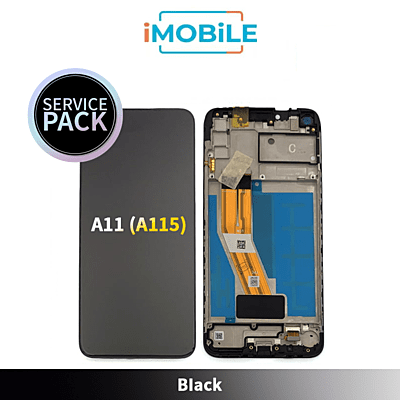 Samsung Galaxy A11 (A115) LCD Touch Digitizer Screen Black [Service Pack] GH81-18760A