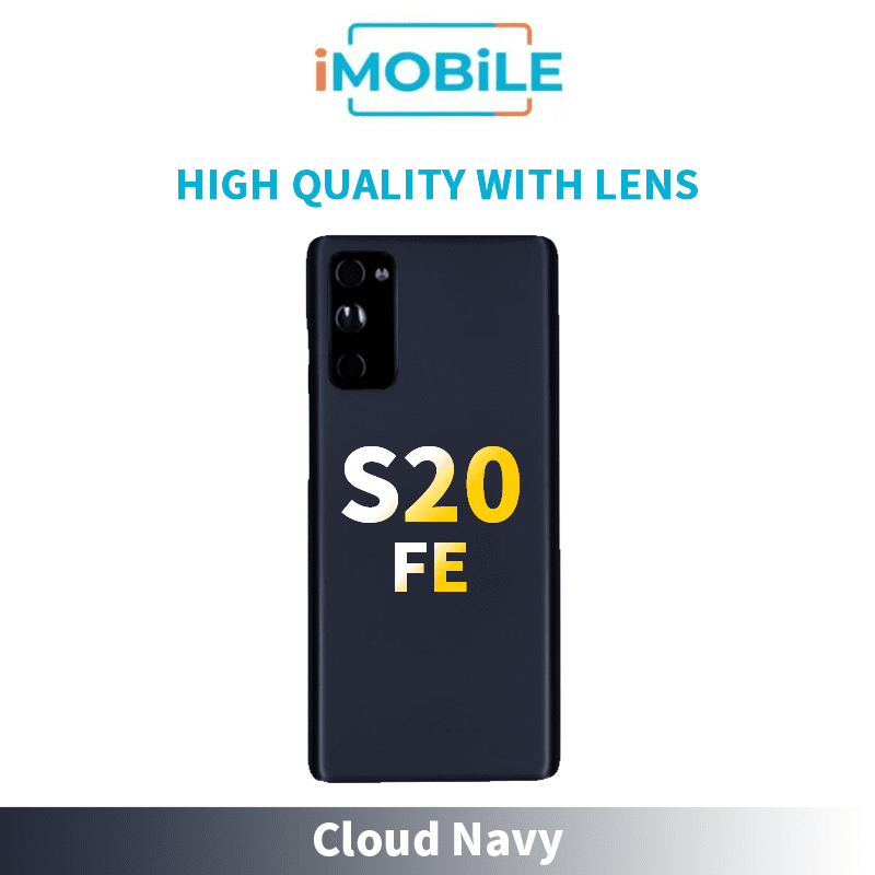 Samsung Galaxy S20 FE G781 Back Cover [High Quality with Lens] [Cloud Navy]