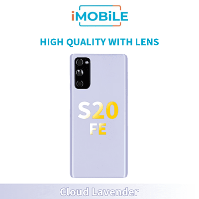 Samsung Galaxy S20 FE G781 Back Cover [High Quality with Lens] [Cloud Lavender]