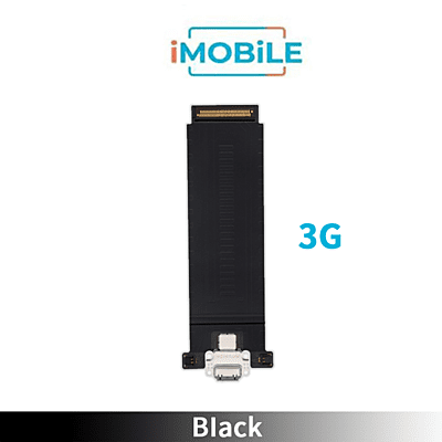 iPad Pro 12.9 (2nd Gen) (A1670 A1671) Compatible Charging Port Flex Cable [3G] [Black]