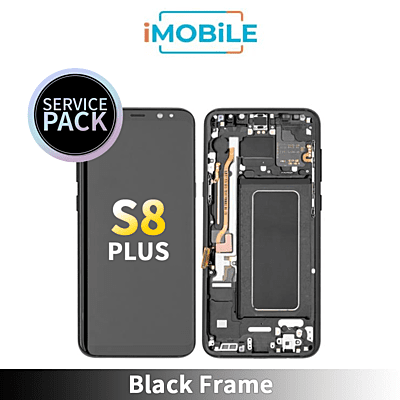 Samsung Galaxy S8 Plus G955 LCD Touch Digitizer Screen with [Black Frame] Service Pack GH97-20470A
