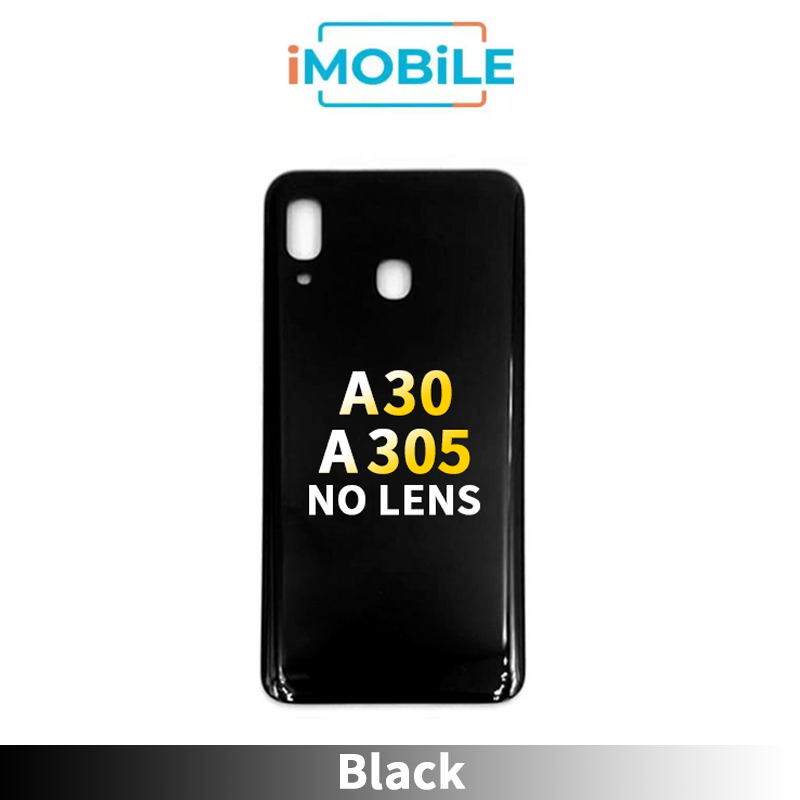 Samsung Galaxy A30 A305 Back Cover no Lens [Black]