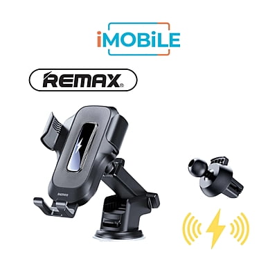 Remax [RM-C31] Wireless Charging Car Mount Holder for Air Vent or Window / Dashboard