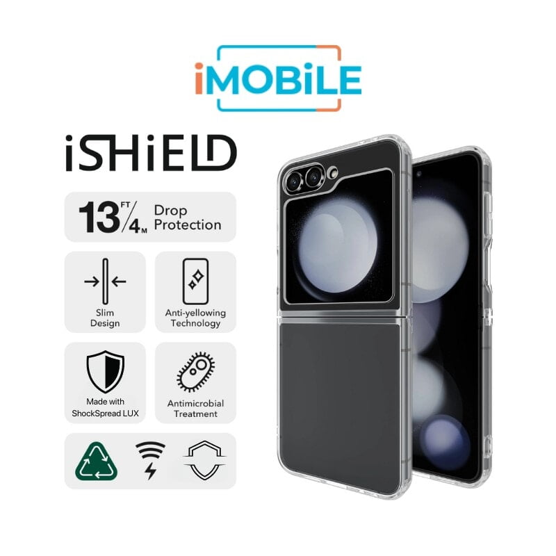 iShield Crystal Palace Clear Case for Samsung Z Flip 6 iShield Crystal Palace Clear Case for Samsung Z Flip 6