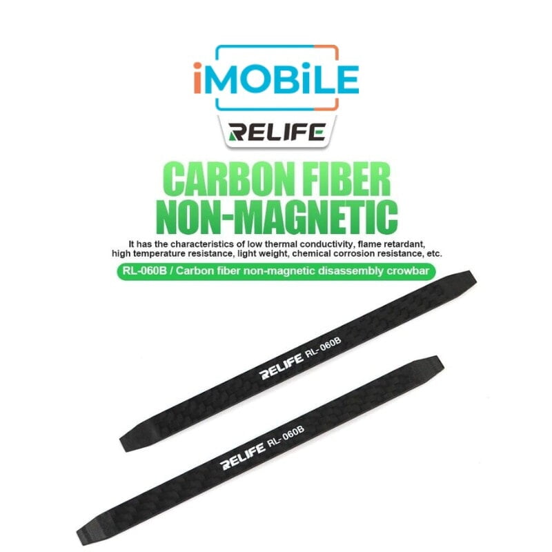 RELIFE RL-060B Crowbar Carbon Anti-Static Non-Magnetic Pry Opening Tool RELIFE RL-060B Crowbar Carbon Anti-Static Non-Magnetic Pry Opening Tool