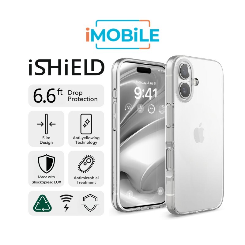 iShield Crystal Palace Clear Case for iPhone 16 Plus iShield Crystal Palace Clear Case for iPhone 16 Plus
