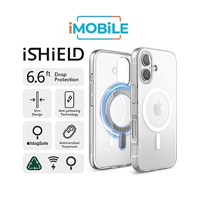 iShield [MagSafe] Crystal Palace Clear Case for iPhone 16