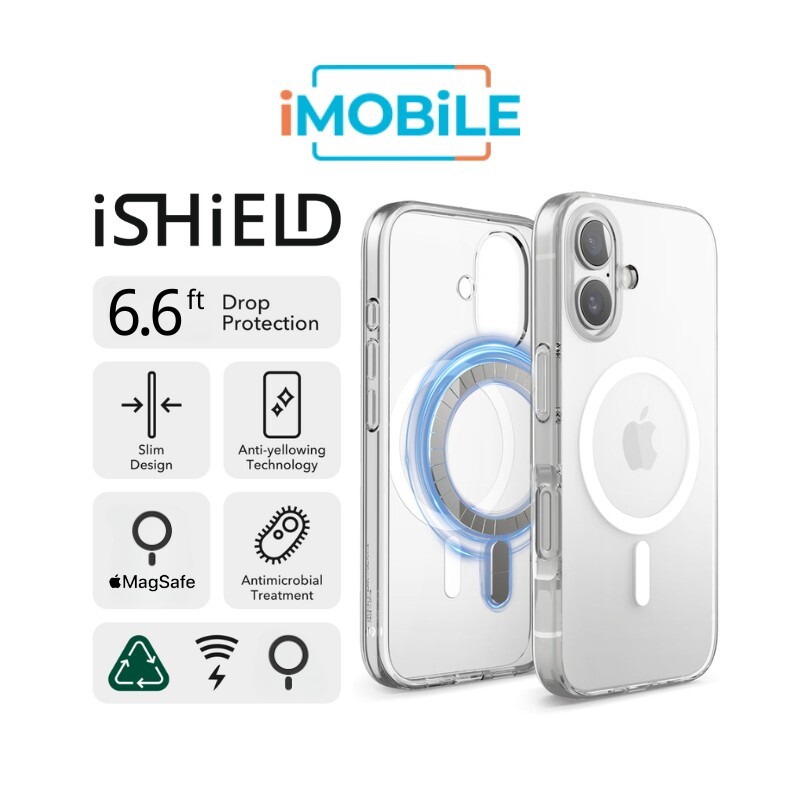 iShield [MagSafe] Crystal Palace Clear Case for iPhone 16