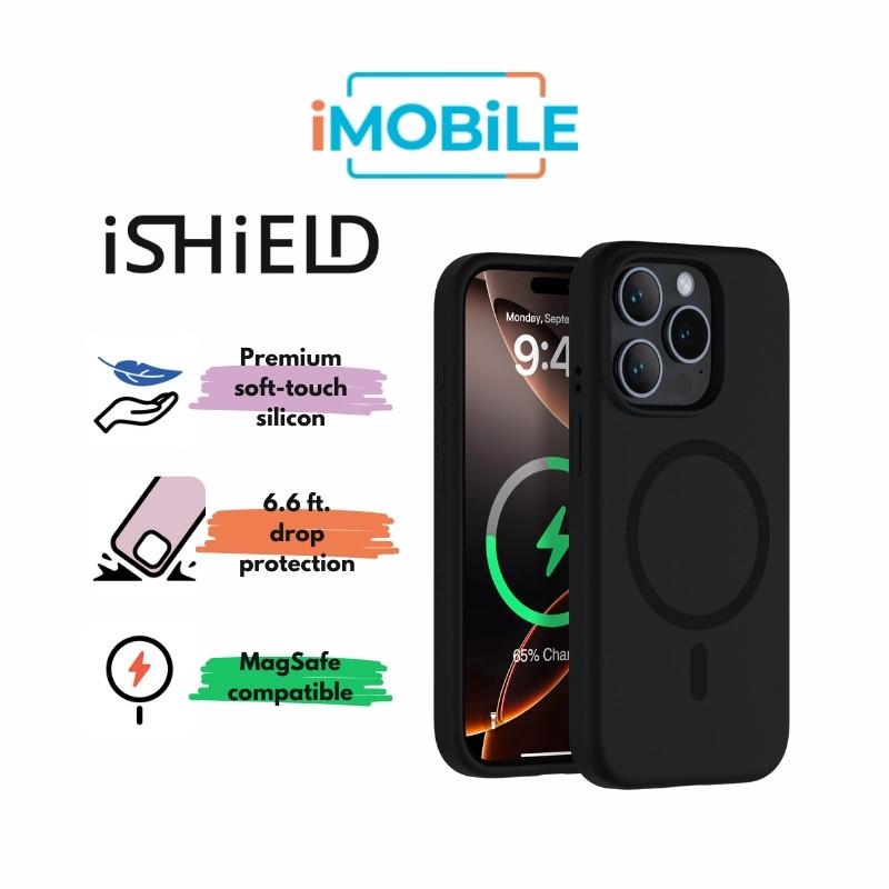iShield [Ultra MagSafe] Liquid Silicon Snap Case, iPhone 15 Pro Max
