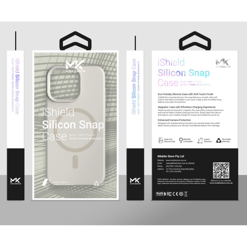 iShield [Ultra MagSafe] Silicon Snap Case for iPhone 15 Pro Max