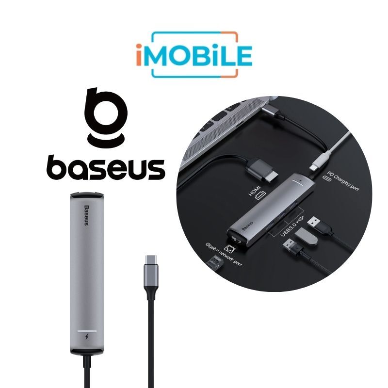 Baseus [CAHUB-J0G] Mechanical Eye 6-In-1 USB HUB