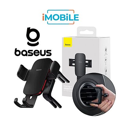 Baseus [BS-CM001A] Car Phone Mount (Air Vent) For [Round Air Vent Version]