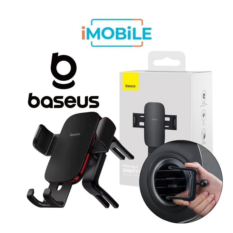 Baseus [BS-CM001A] Car Phone Mount (Air Vent) For [Round Air Vent Version]