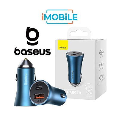 Baseus [CCJD-03] 40W Car Charger [USB + Type-C]