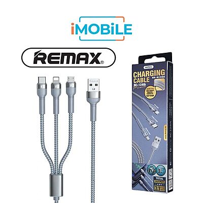Remax [RC-124th] USB to 3-in-1 Charging Cable, 3.1A