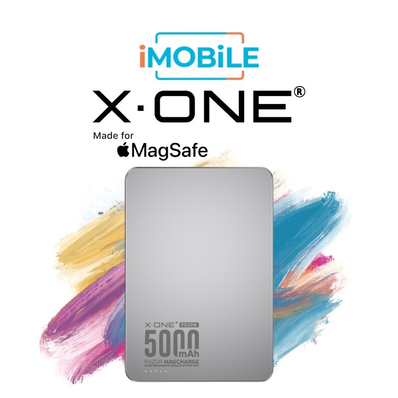 X.One Razor MagSafe Magnetic Wireless Charging Power Bank [5000 mAh] [1 Ports + Wireless MagSafe]