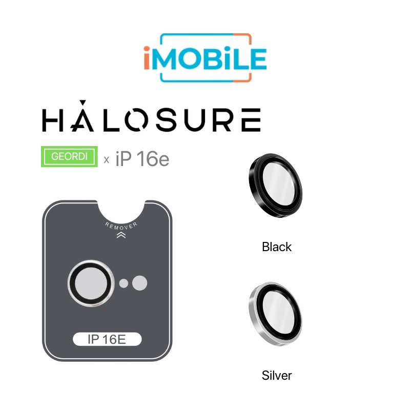 Halosure Geordi Rear Camera Lens Armour Protector (Anti-Reflection), iPhone 16e