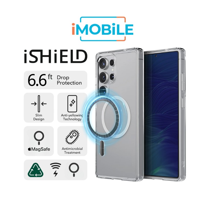 iShield [MagSafe] Crystal Palace Clear Case, Samsung s25 Ultra