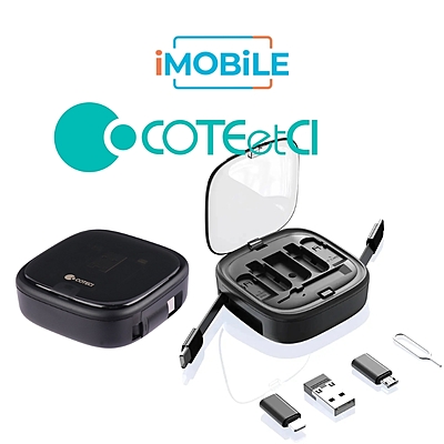 COTEetCI TravelMate 6-in-1 Cable Organizer Box