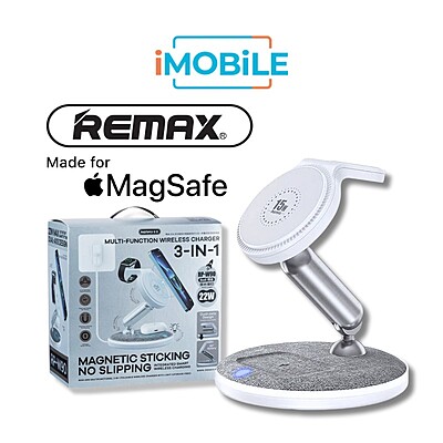 Remax [RP-W90] Bodi 3-in-1 Wireless Charging Station with MagSafe, 22W
